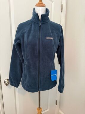 Columbia Dark turquoise/blue Full-Zip Fleece Jacket